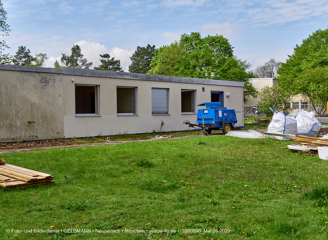 05.05.2022 - Baustelle am Haus für Kinder in Neuperlach